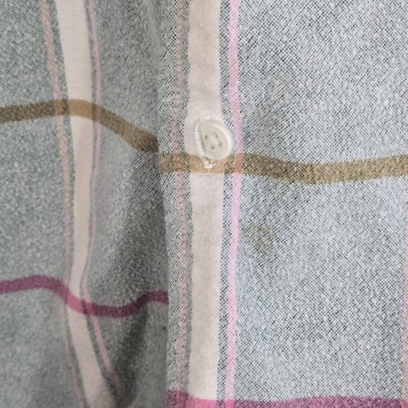 St. Johns Bay Men's Button Up Shirt Classic Fit Plaid Blue Reg Large RN#11935 - Picture 5 of 8